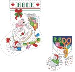 (image for) Cross Stitch Brigade Stocking